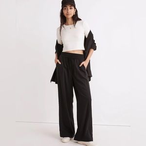 Madewell Carley wide-leg pant in softdrape S